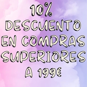 10% de descuento en compras superiores a 199€