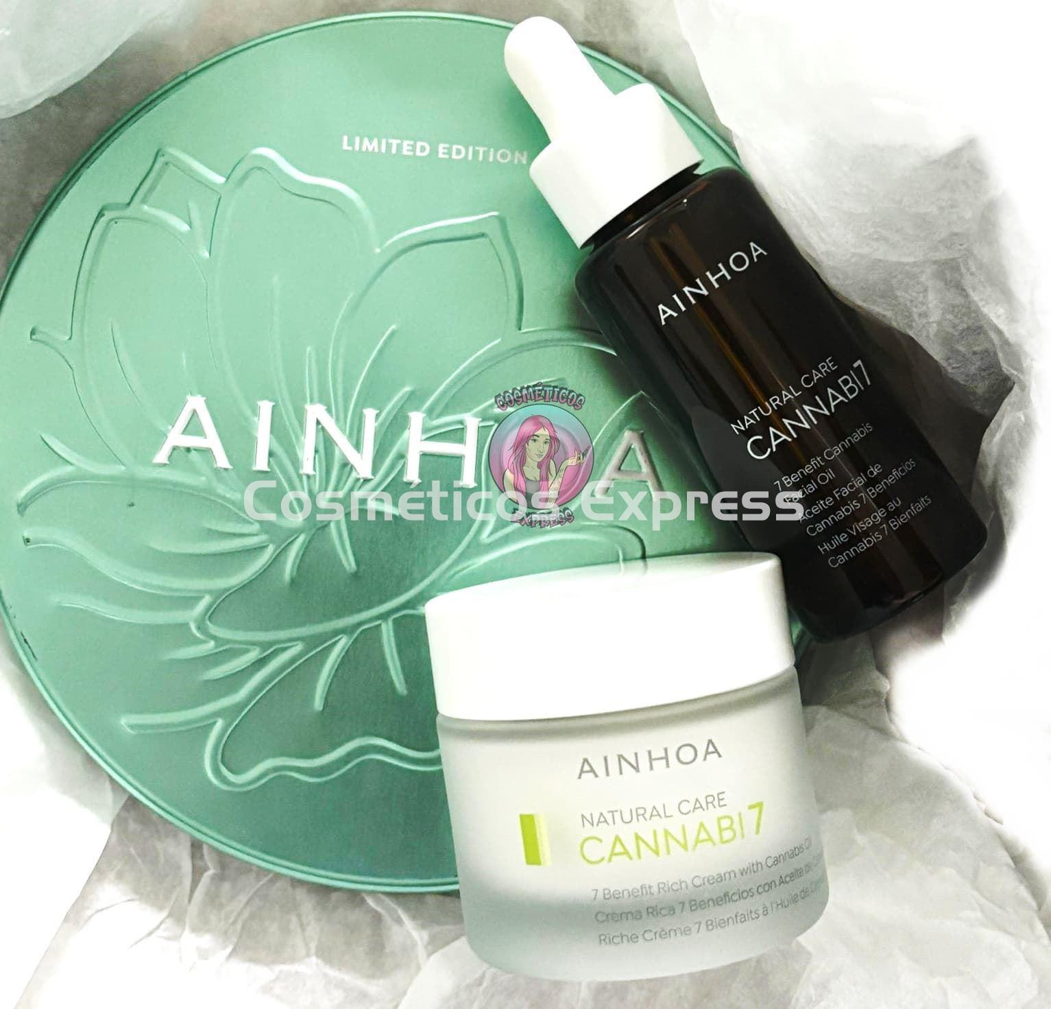 Ainhoa Cosmetics Pack Crema 7 Beneficios y Aceite Cannabi7 - Imagen 1