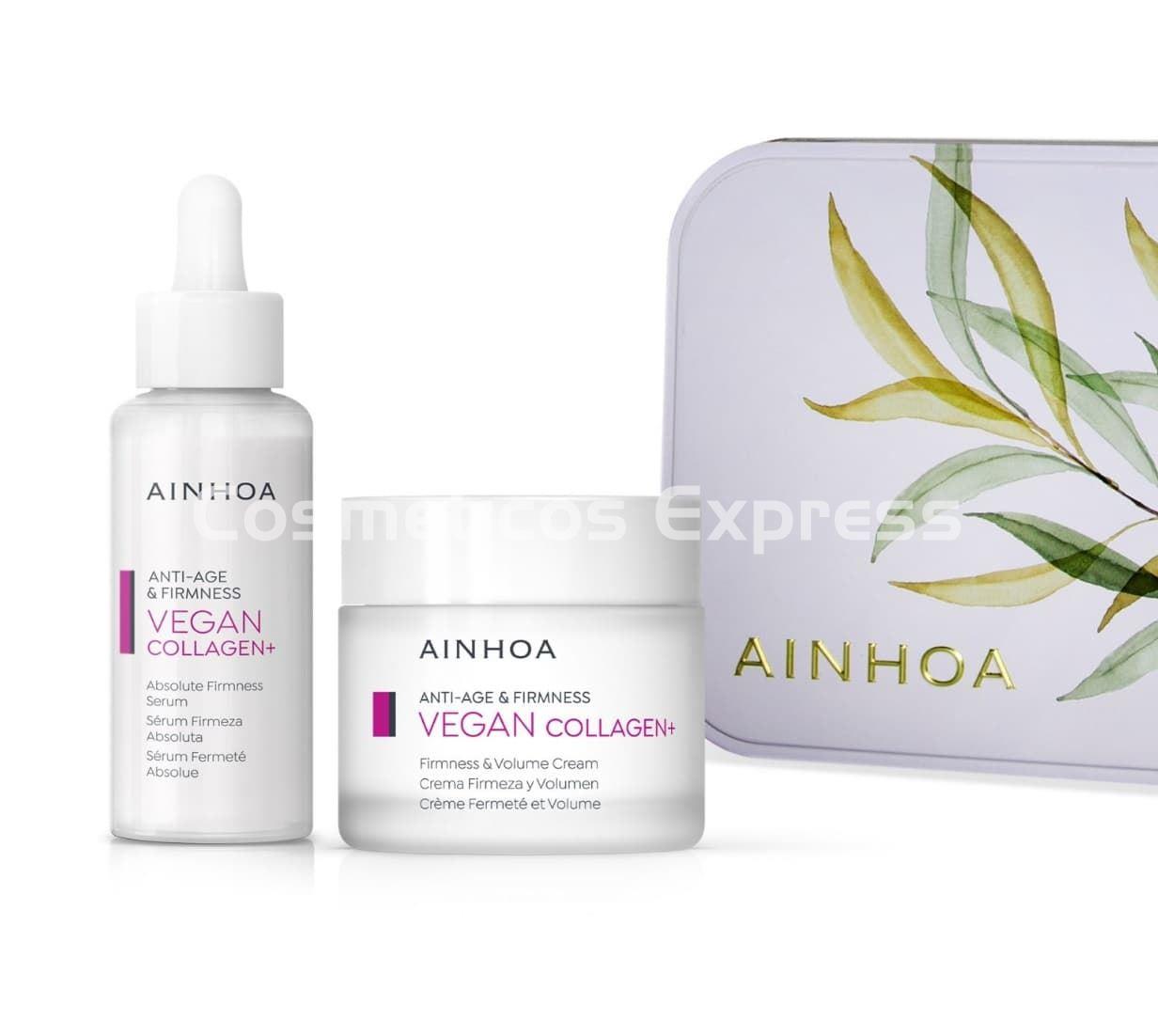 Ainhoa Cosmetics Pack Vegan Collagen+ Crema Firmeza y Sérum - Imagen 1