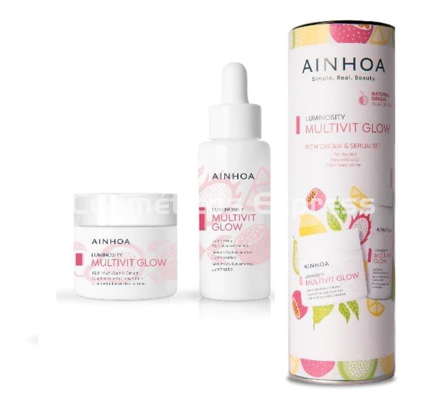 Ainhoa Pack Crema Rich y Sérum Multivit Glow - Imagen 1