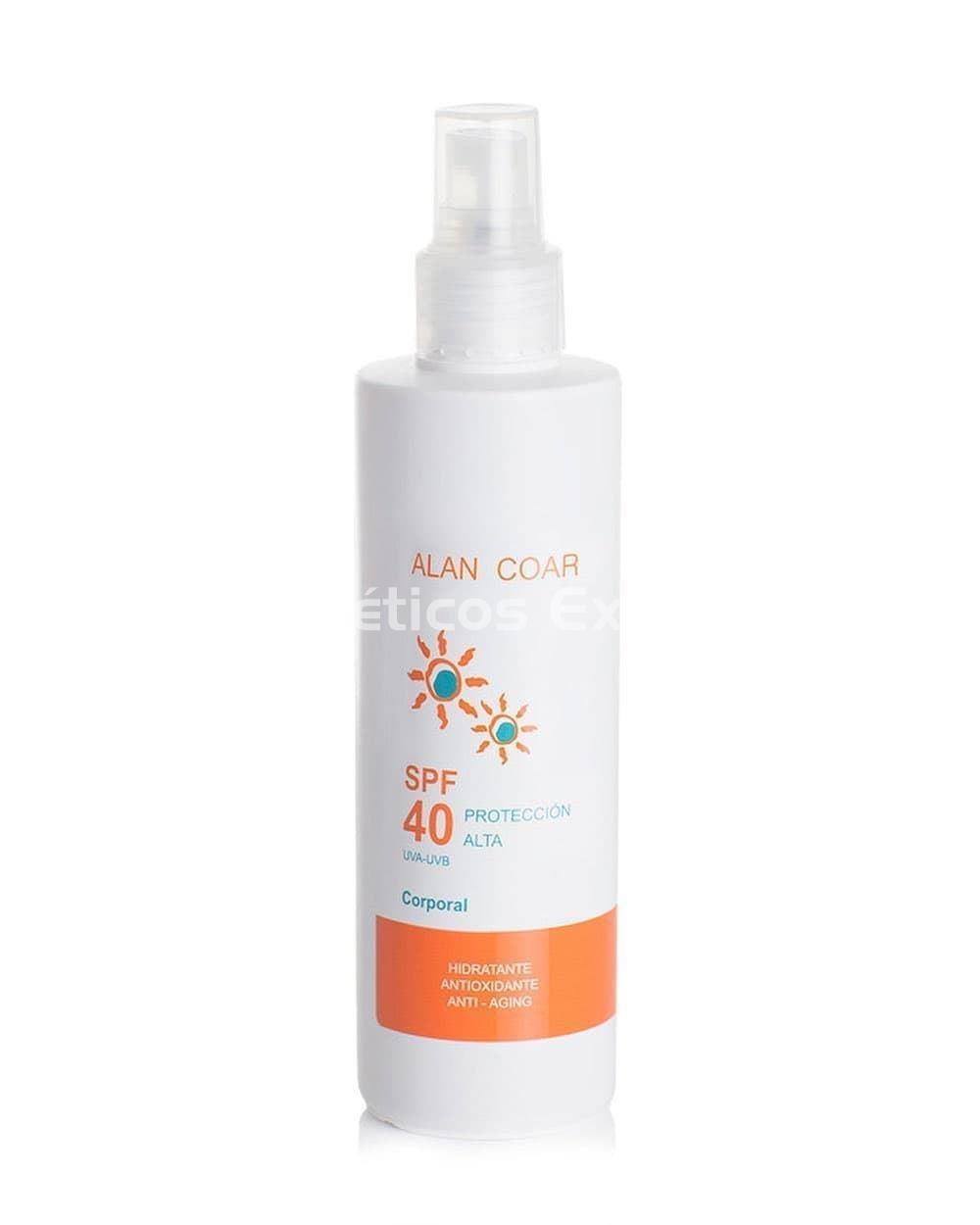 Alan Coar Protección Solar Corporal SPF 40 Hidratante y Antiedad - Imagen 1