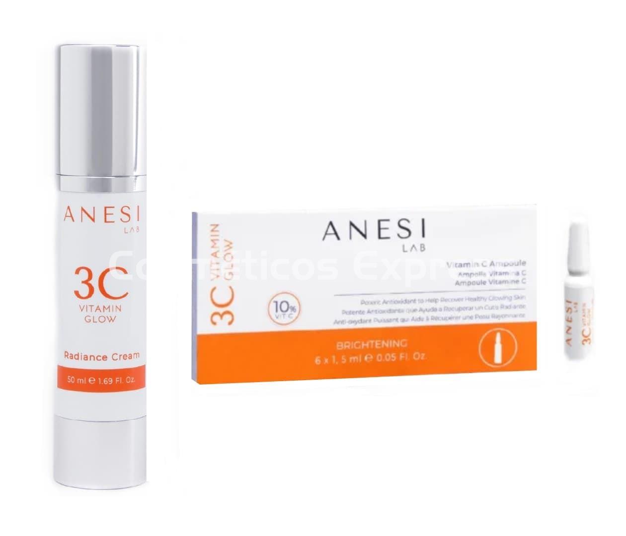 Anesi Lab Pack Crema y Ampollas 3C Vitamin Glow - Imagen 1