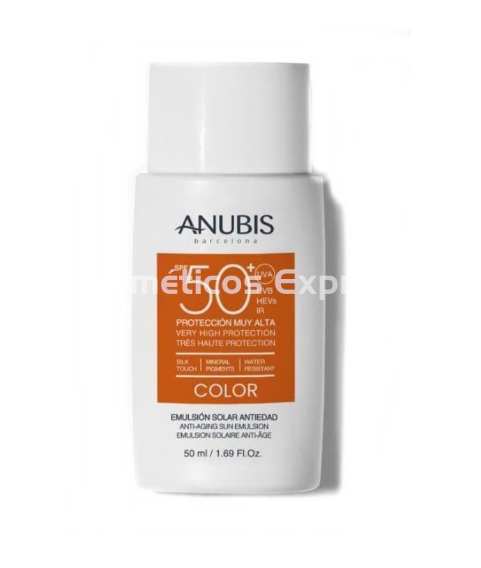 Anubis Cosmetics Protector Solar con COLOR Antiedad SPF 50+ Protective Line - Imagen 1