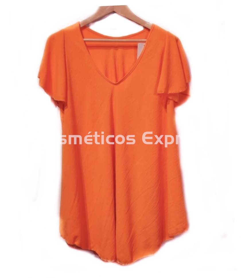 Blusa Manga Corta Orange - Imagen 1