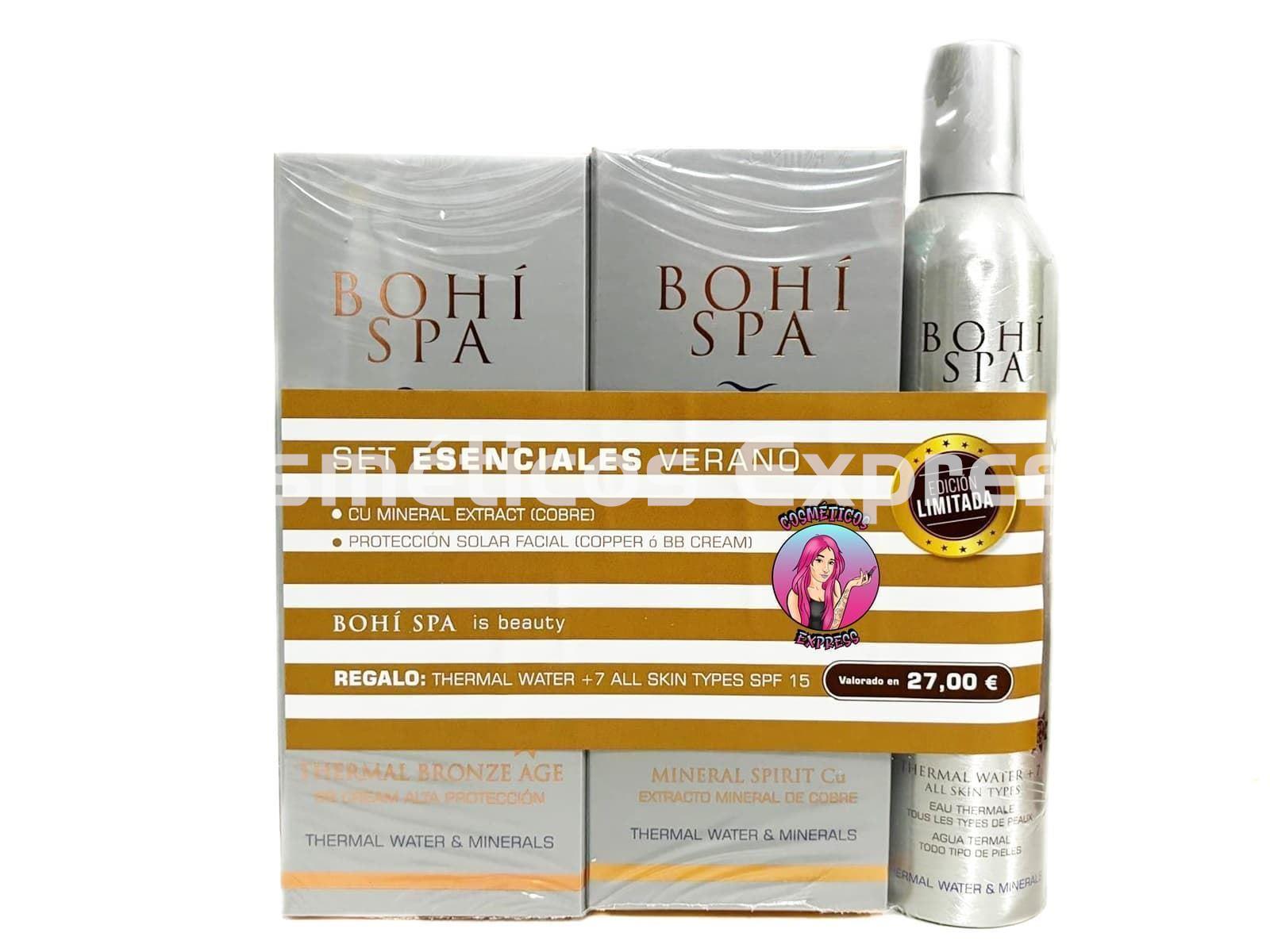 Bohí Spa Pack Protección Copper SPF 30 + Mineral de Cobre y Thermal Water +7 - Imagen 1