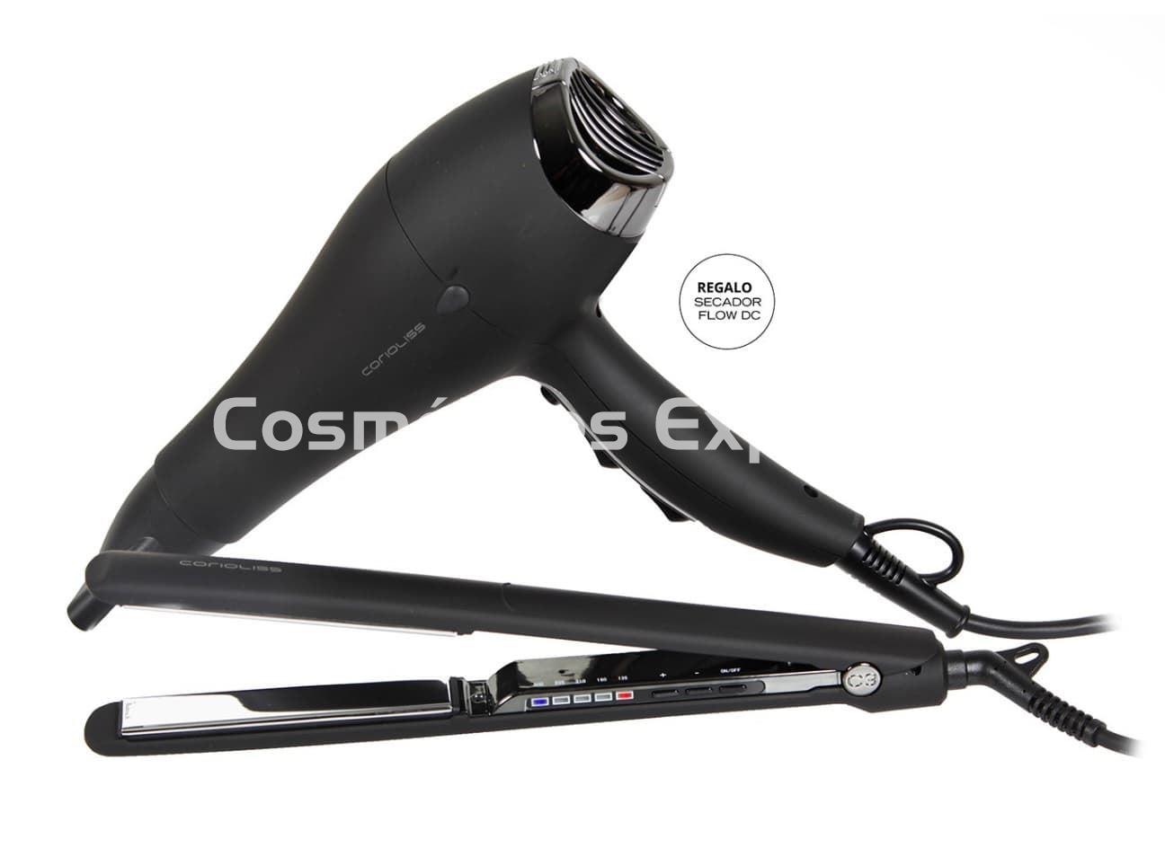 Corioliss Pack Plancha C3 Black Chrome y Secador Flow DC - Imagen 1