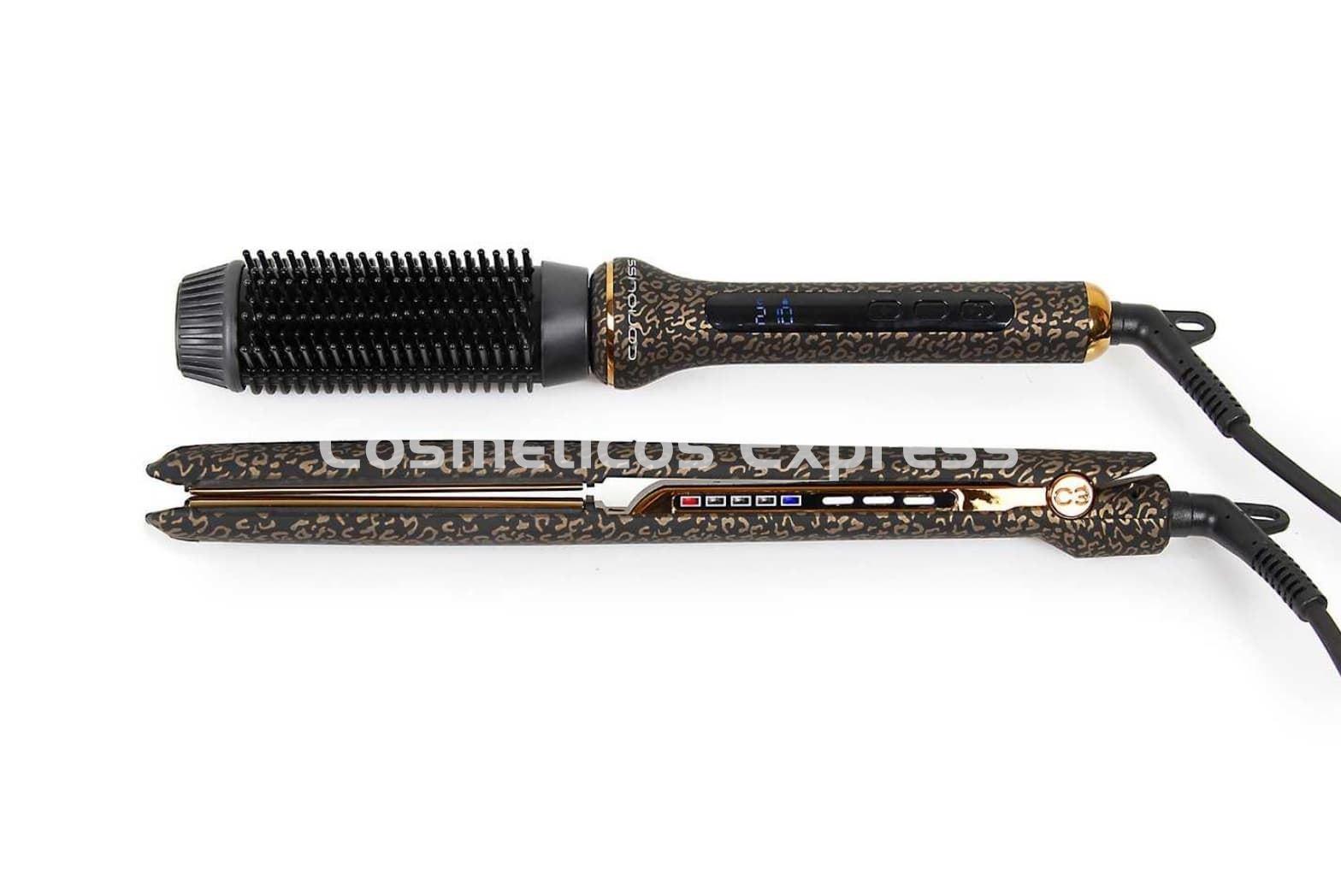 Corioliss Plancha C3  y Hot Brush Gold Leopard - Imagen 1