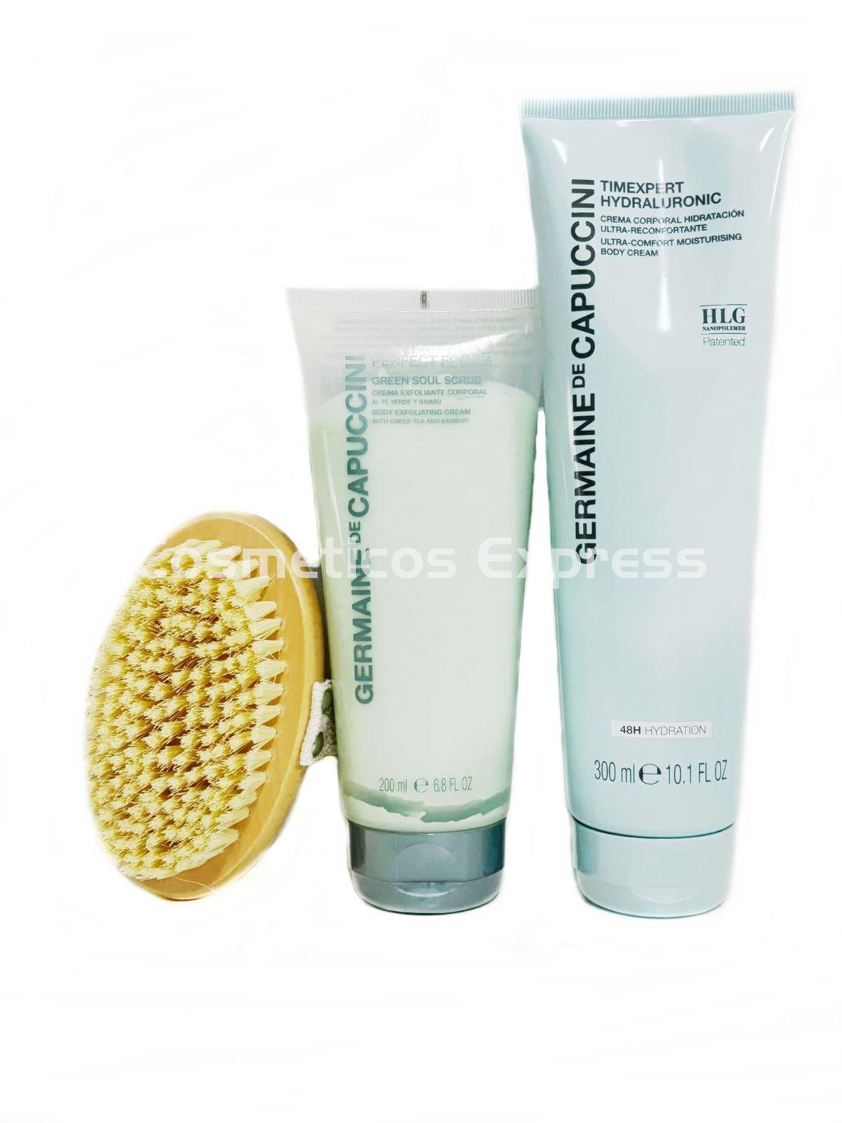 Germaine de Capuccini Pack Exfoliante Green Soul y Crema Hydraluronic 48H - Imagen 1