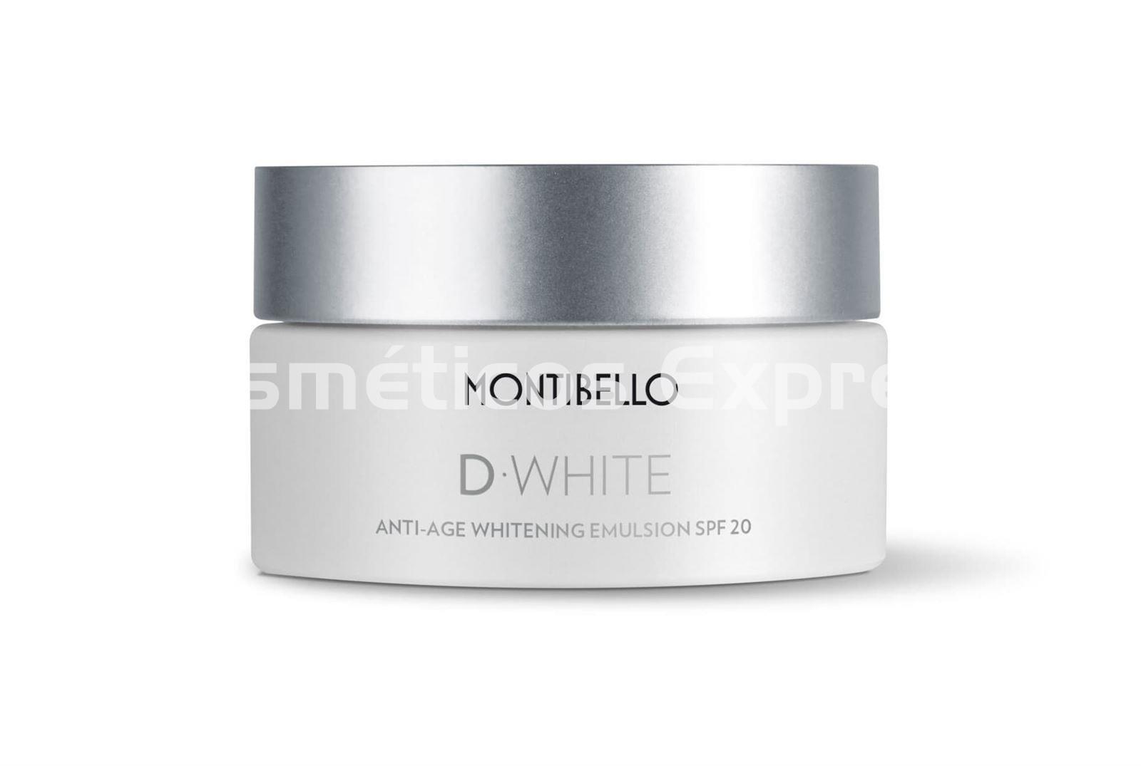 Montibello Anti-Age Whitening Emulsion SPF20 D-White - Imagen 1