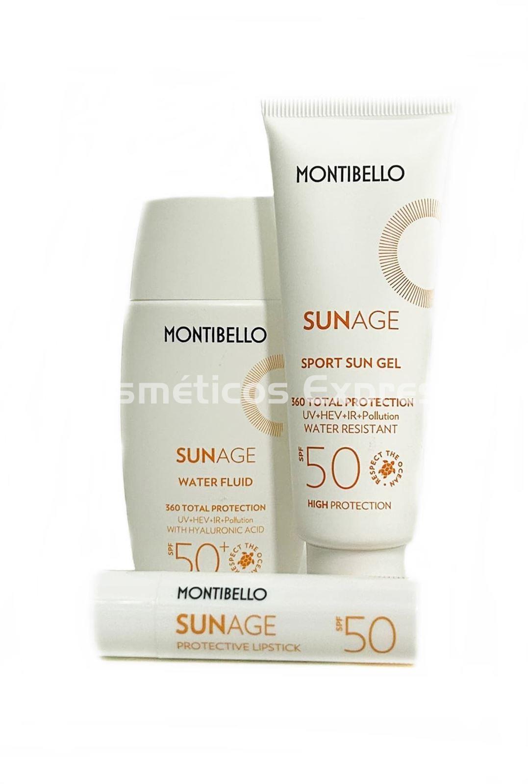 Montibello Pack Protector Solar Facial SPF 50 Sun Age - Imagen 1