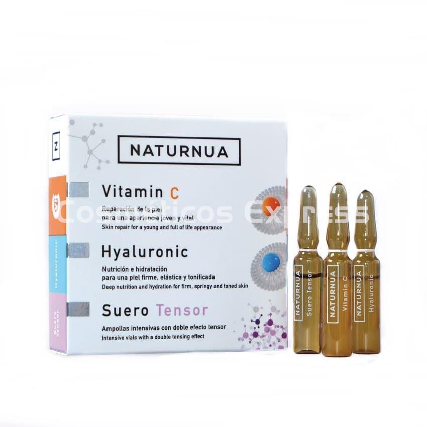 Naturnua Pack Ampollas Vitamina C, Hyaluronic y Suero Tensor - Imagen 1