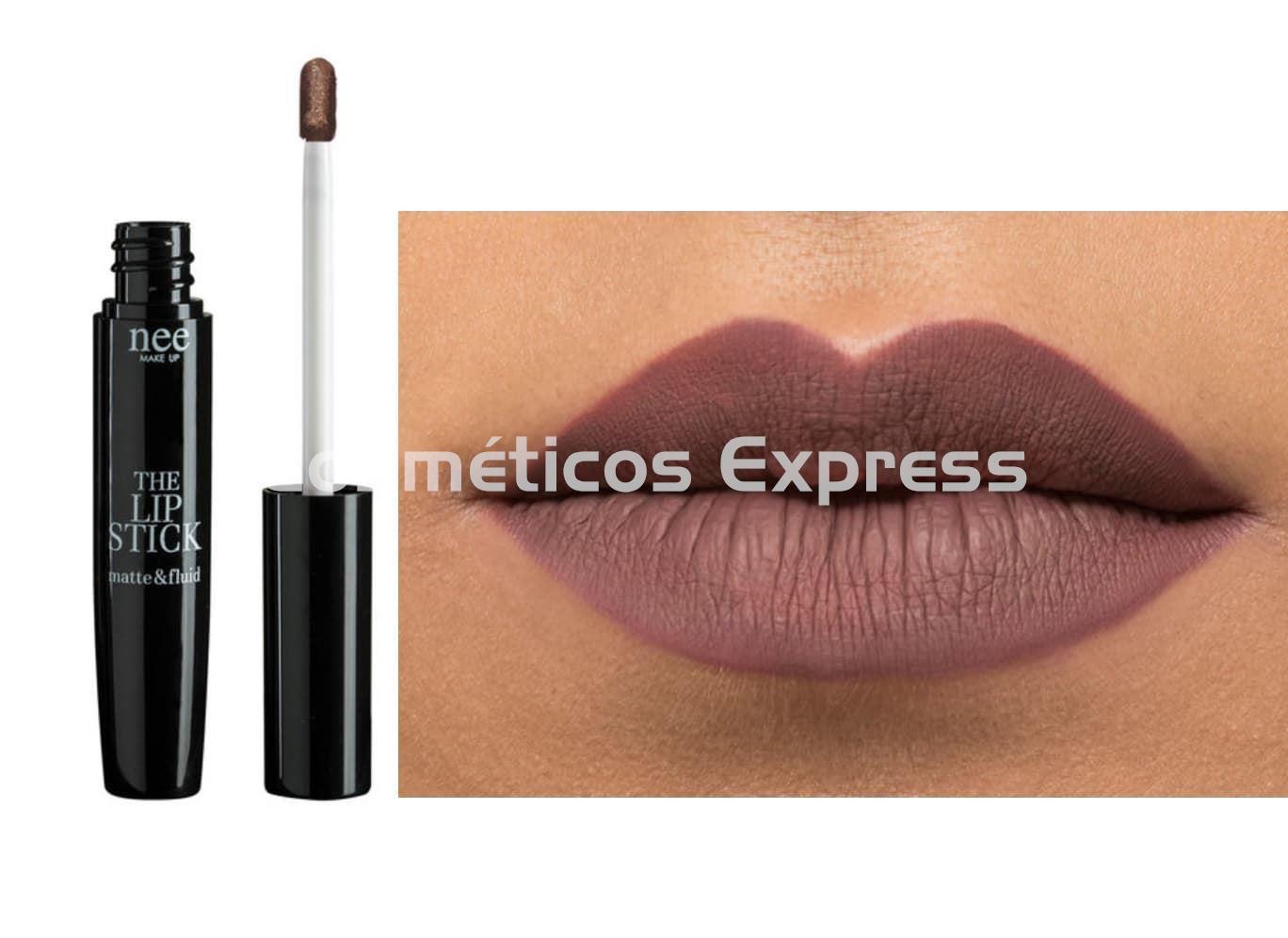 Nee Make Up Milano Barra de Labios Mate Fluida DARK BROWN - Imagen 1