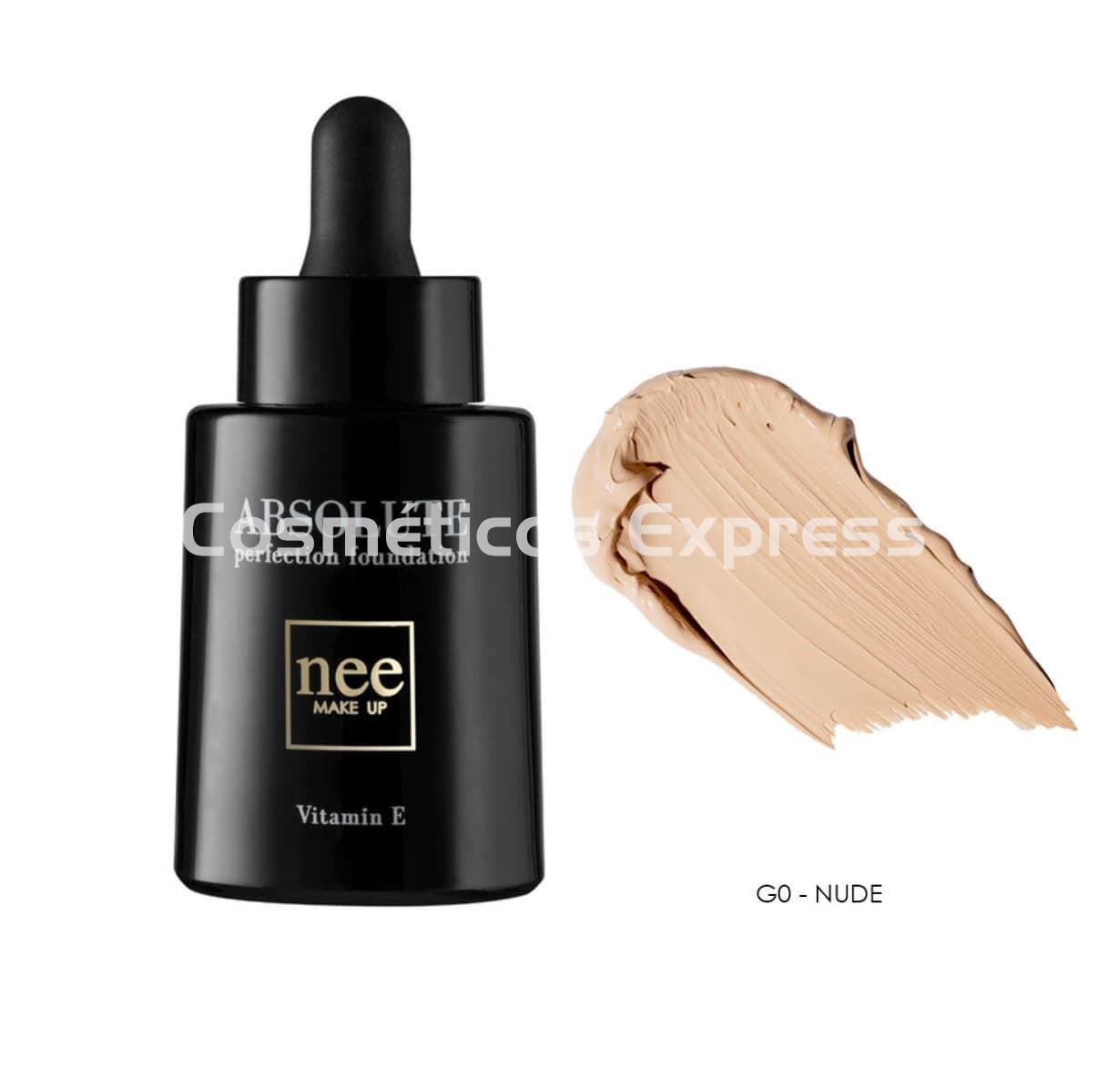 Nee Make Up Milano Base Líquida Absolute G0 Nude - Imagen 1