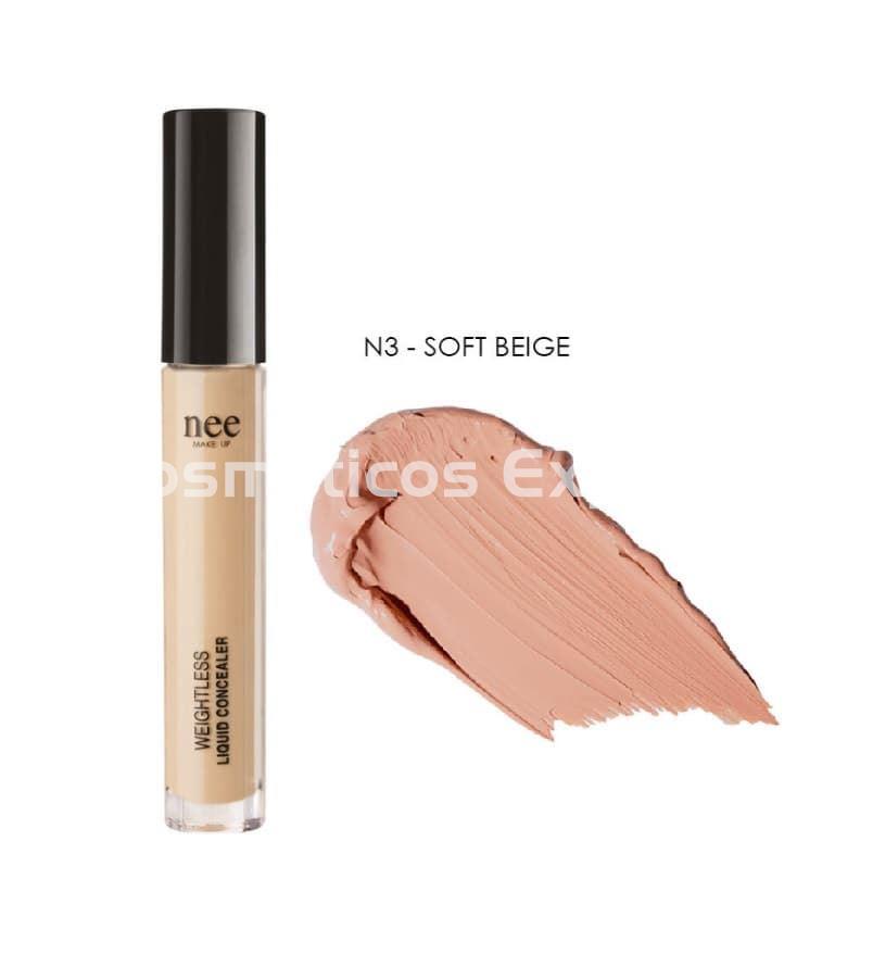 Nee Make Up Milano Corrector Líquido Weightless N3 Soft Beige - Imagen 1