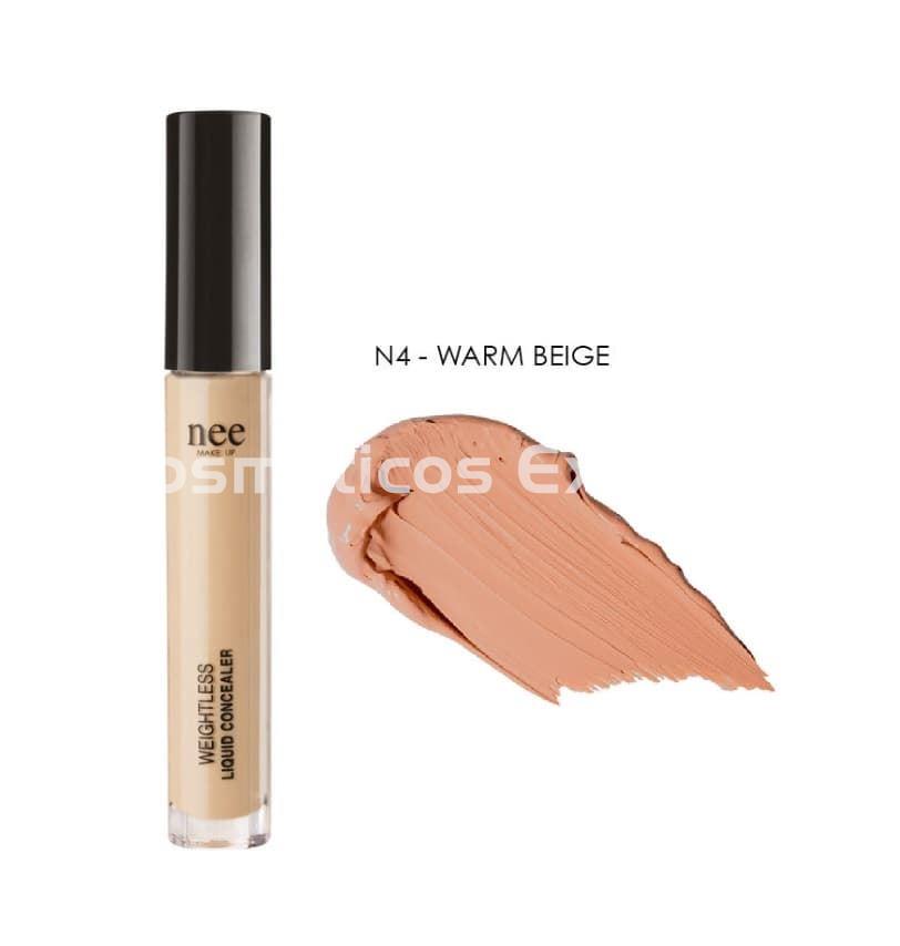 Nee Make Up Milano Corrector Líquido Weightless N4 Warm Beige - Imagen 1