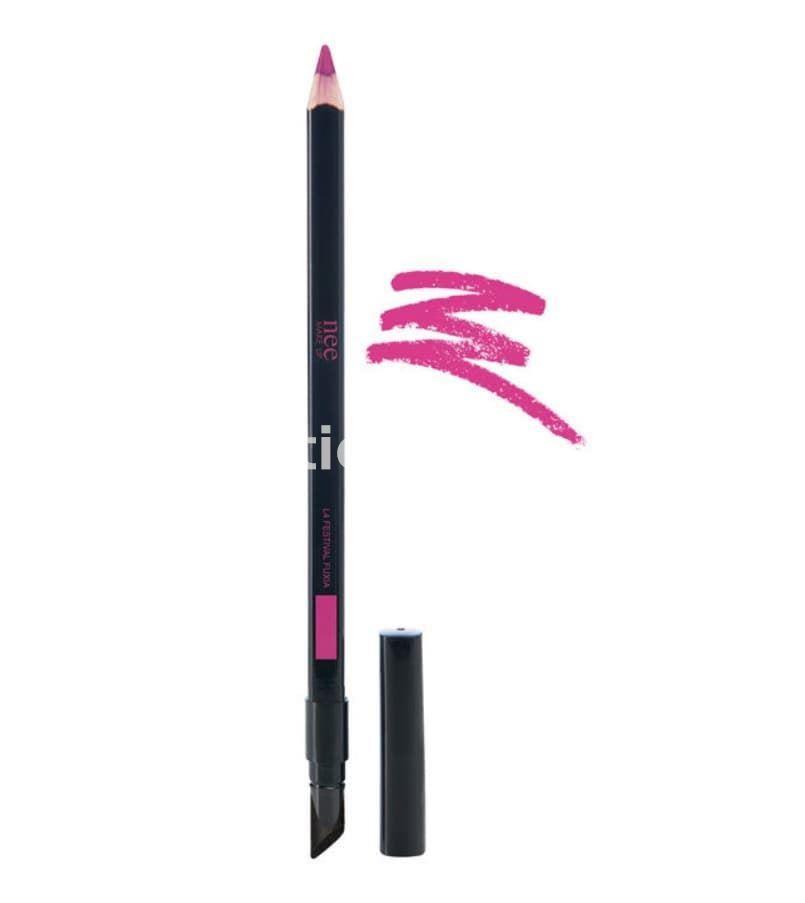 Nee Make Up Milano Lápiz Labial High Definition L4 Festival Fuxia - Imagen 1