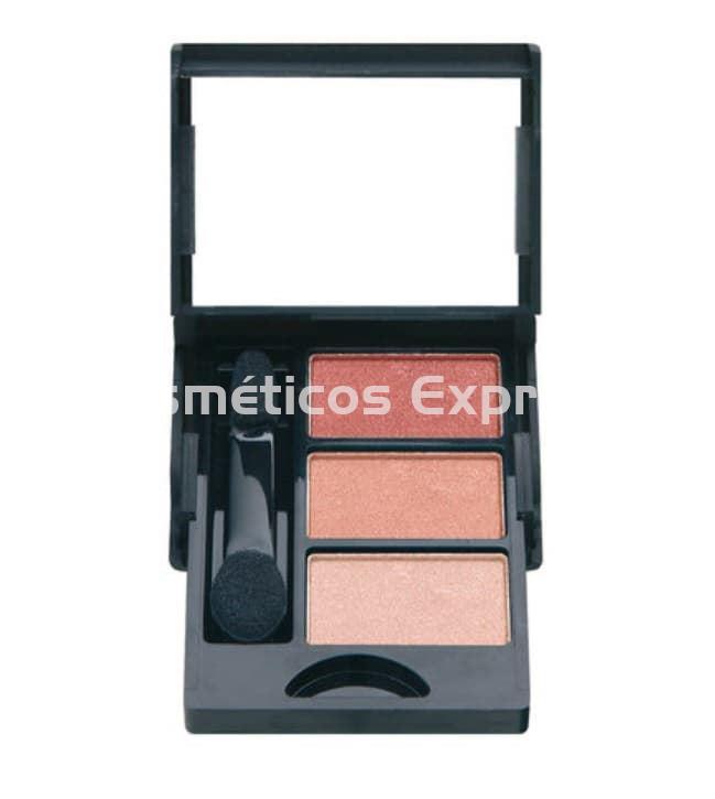 Nee Make Up Milano Sombra de Ojos Eyeshadow Trio Pesca - Imagen 1